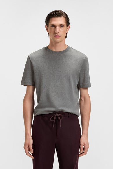 ΜΠΛΟΥΖΑ T-SHIRT BOSS - 041 ΓΚΡΙ